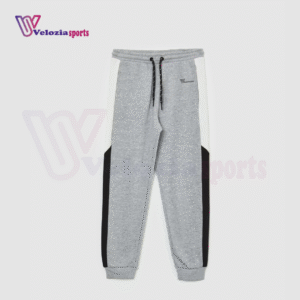Gym trousers with bands middle grey melange |