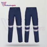 100% cotton fabric Construction work pants, for men ,with reflective stripes, work trousers