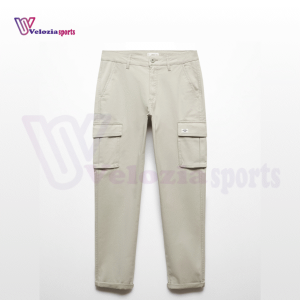 Cotton cargo trousers