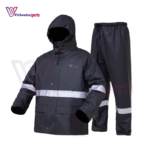 Men's Heavy Duty Waterproof Rain Suit with Jacket and Pants