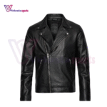 Leather Biker Jacket- lather jacket for her- black leather jacket